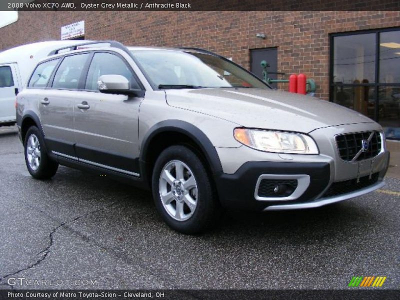 Oyster Grey Metallic / Anthracite Black 2008 Volvo XC70 AWD