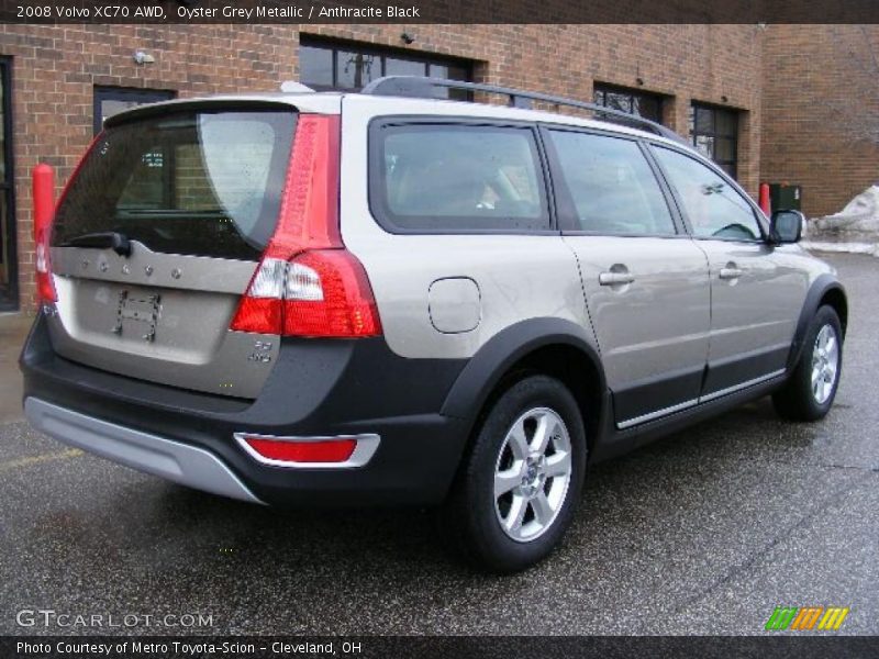 Oyster Grey Metallic / Anthracite Black 2008 Volvo XC70 AWD