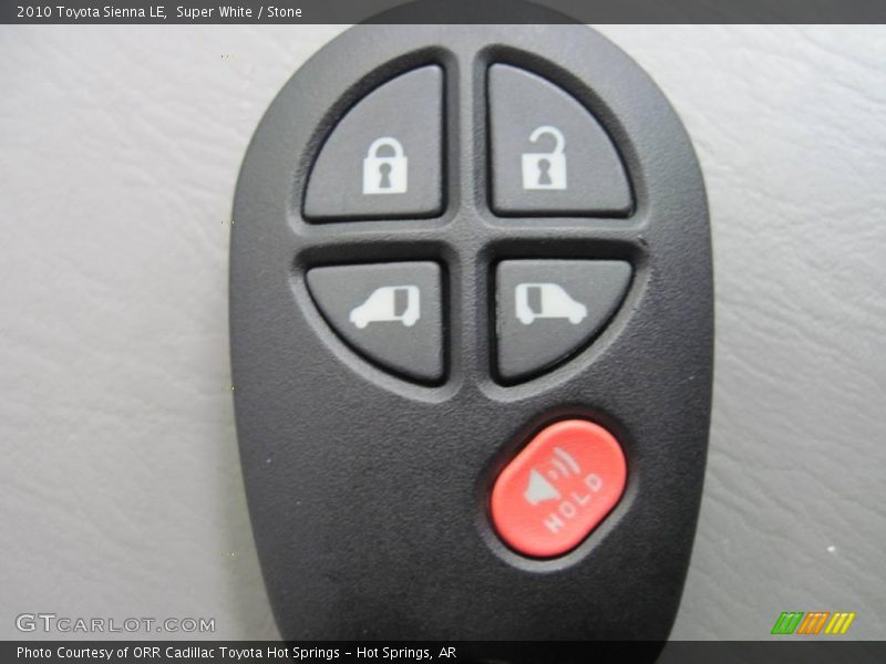 Super White / Stone 2010 Toyota Sienna LE
