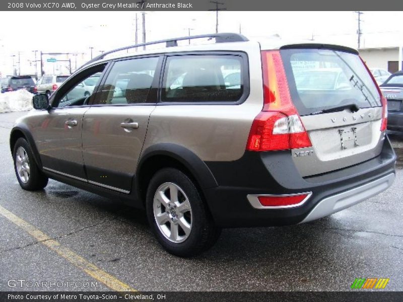 Oyster Grey Metallic / Anthracite Black 2008 Volvo XC70 AWD