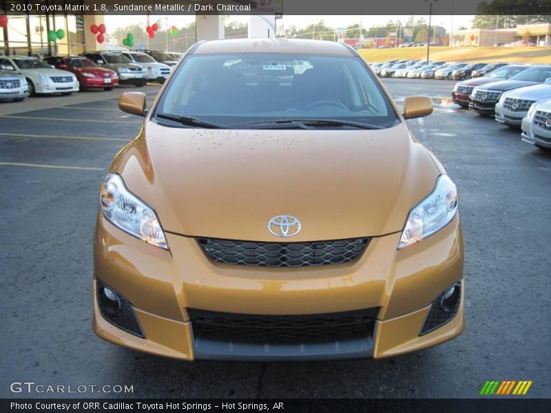 Sundance Metallic / Dark Charcoal 2010 Toyota Matrix 1.8