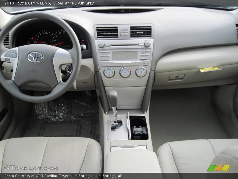 Super White / Ash Gray 2010 Toyota Camry LE V6