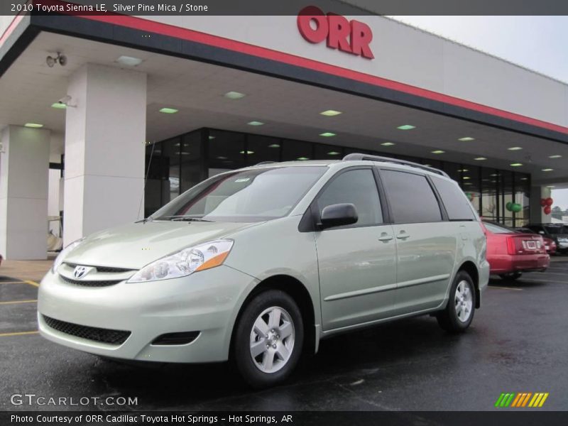 Silver Pine Mica / Stone 2010 Toyota Sienna LE