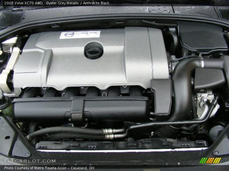Oyster Grey Metallic / Anthracite Black 2008 Volvo XC70 AWD