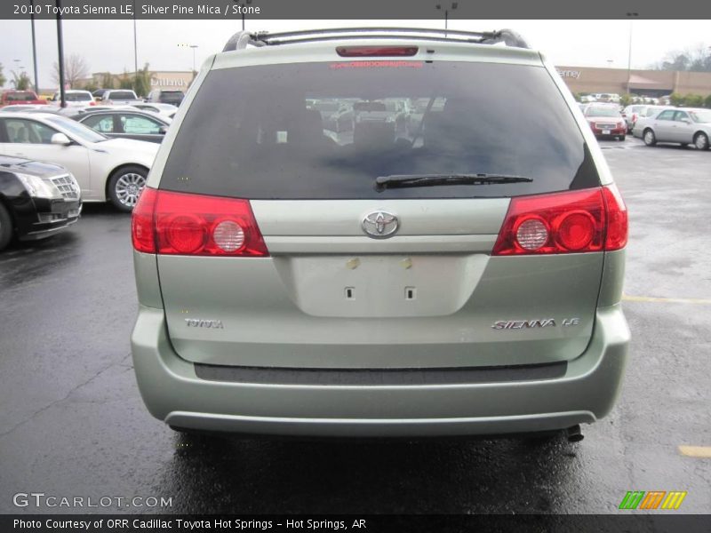 Silver Pine Mica / Stone 2010 Toyota Sienna LE