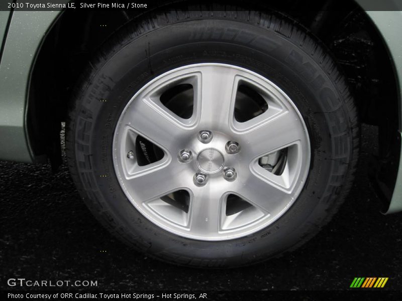 Silver Pine Mica / Stone 2010 Toyota Sienna LE