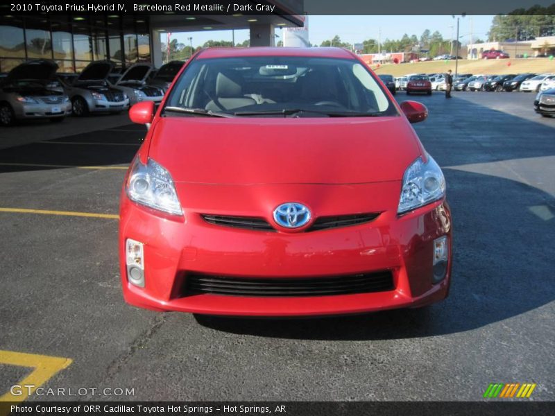 Barcelona Red Metallic / Dark Gray 2010 Toyota Prius Hybrid IV