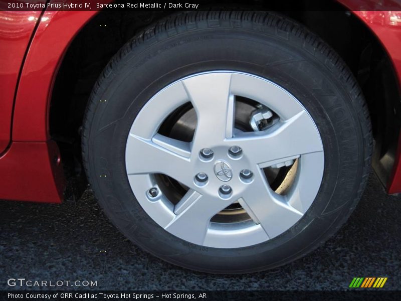 Barcelona Red Metallic / Dark Gray 2010 Toyota Prius Hybrid IV