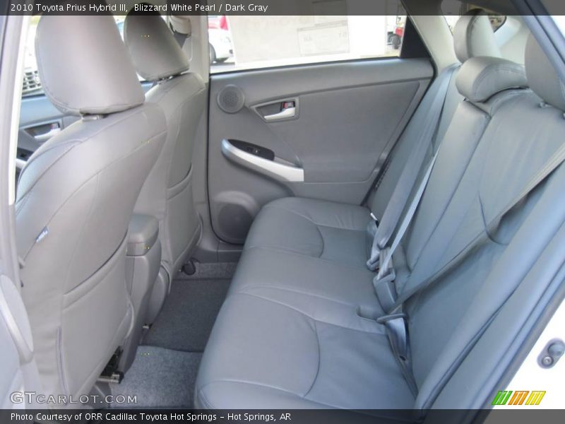 Blizzard White Pearl / Dark Gray 2010 Toyota Prius Hybrid III