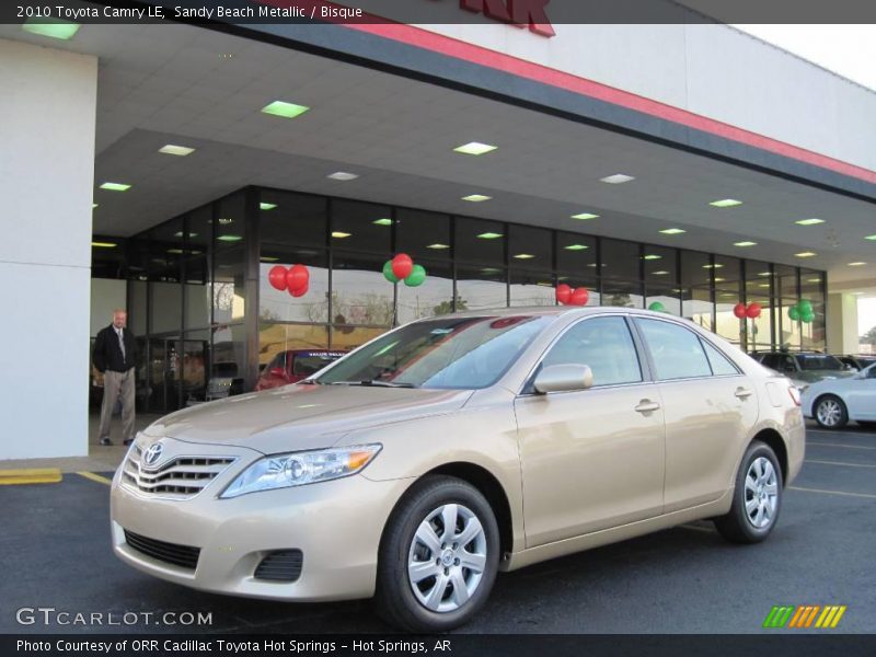 Sandy Beach Metallic / Bisque 2010 Toyota Camry LE
