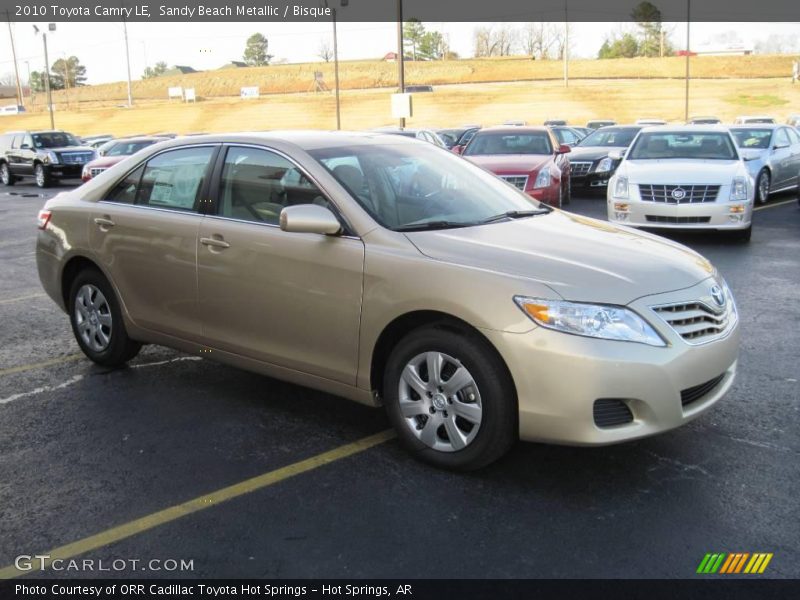 Sandy Beach Metallic / Bisque 2010 Toyota Camry LE