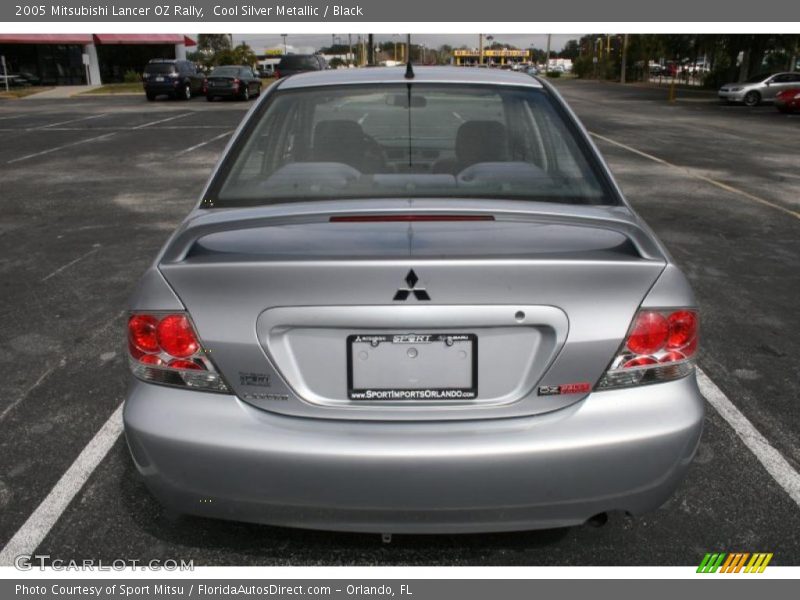 Cool Silver Metallic / Black 2005 Mitsubishi Lancer OZ Rally
