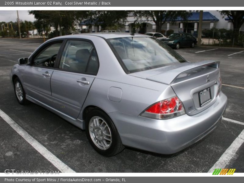 Cool Silver Metallic / Black 2005 Mitsubishi Lancer OZ Rally