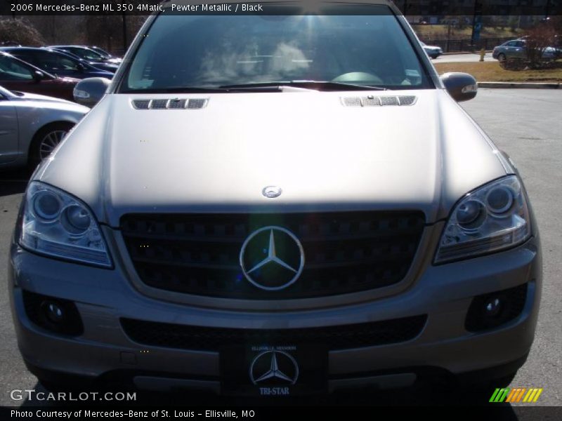 Pewter Metallic / Black 2006 Mercedes-Benz ML 350 4Matic