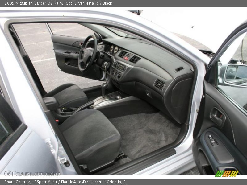 Cool Silver Metallic / Black 2005 Mitsubishi Lancer OZ Rally