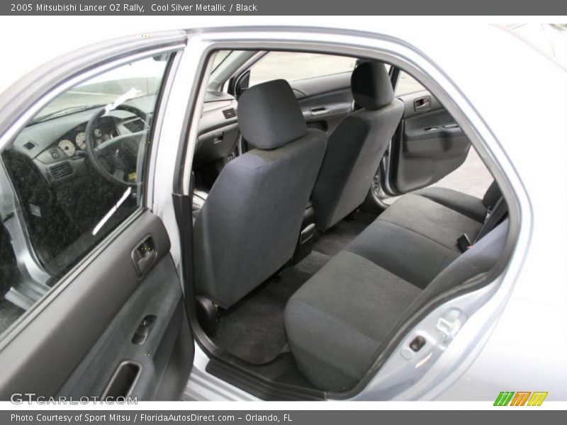 Cool Silver Metallic / Black 2005 Mitsubishi Lancer OZ Rally