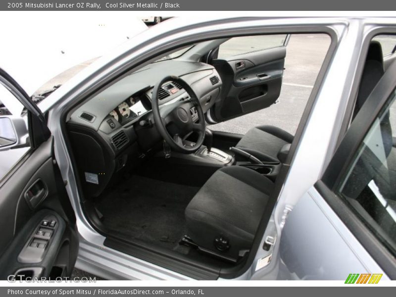 Cool Silver Metallic / Black 2005 Mitsubishi Lancer OZ Rally