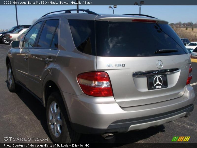 Pewter Metallic / Black 2006 Mercedes-Benz ML 350 4Matic