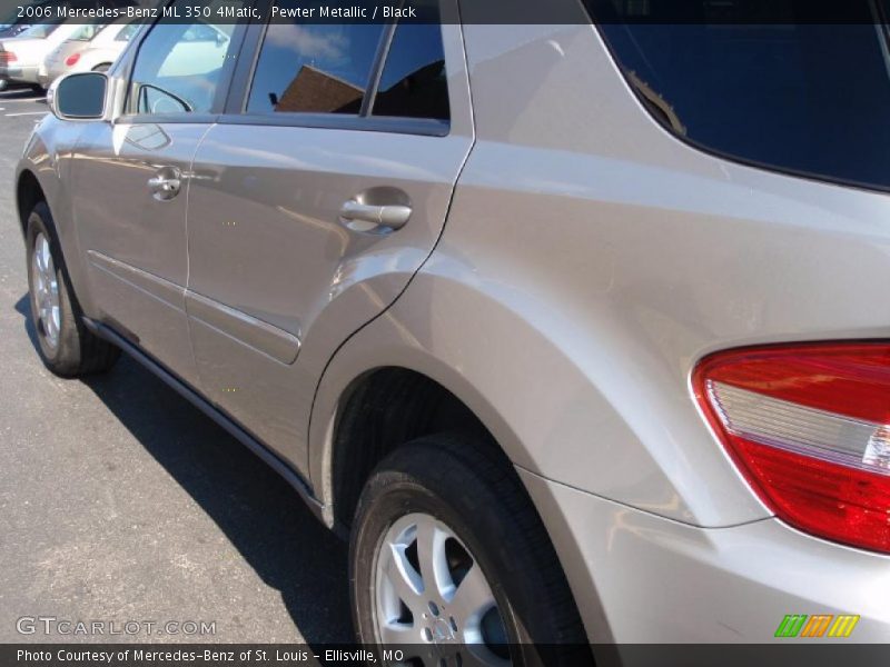 Pewter Metallic / Black 2006 Mercedes-Benz ML 350 4Matic