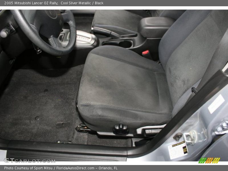 Cool Silver Metallic / Black 2005 Mitsubishi Lancer OZ Rally