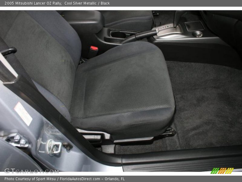 Cool Silver Metallic / Black 2005 Mitsubishi Lancer OZ Rally