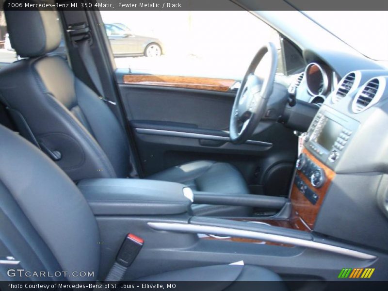 Pewter Metallic / Black 2006 Mercedes-Benz ML 350 4Matic