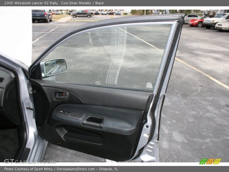 Cool Silver Metallic / Black 2005 Mitsubishi Lancer OZ Rally
