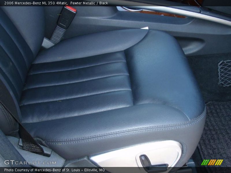 Pewter Metallic / Black 2006 Mercedes-Benz ML 350 4Matic