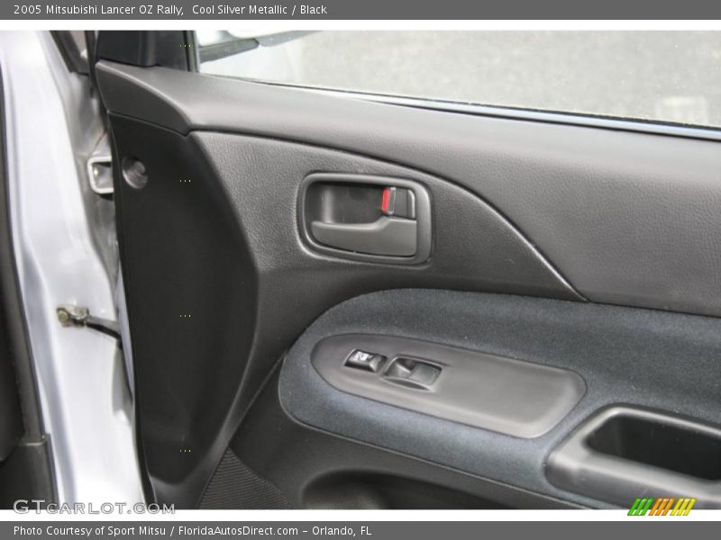 Cool Silver Metallic / Black 2005 Mitsubishi Lancer OZ Rally
