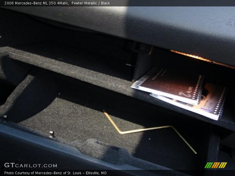 Pewter Metallic / Black 2006 Mercedes-Benz ML 350 4Matic