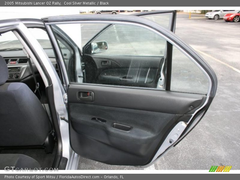 Cool Silver Metallic / Black 2005 Mitsubishi Lancer OZ Rally