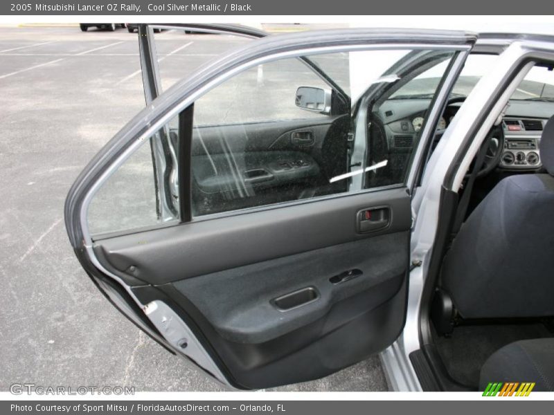 Cool Silver Metallic / Black 2005 Mitsubishi Lancer OZ Rally