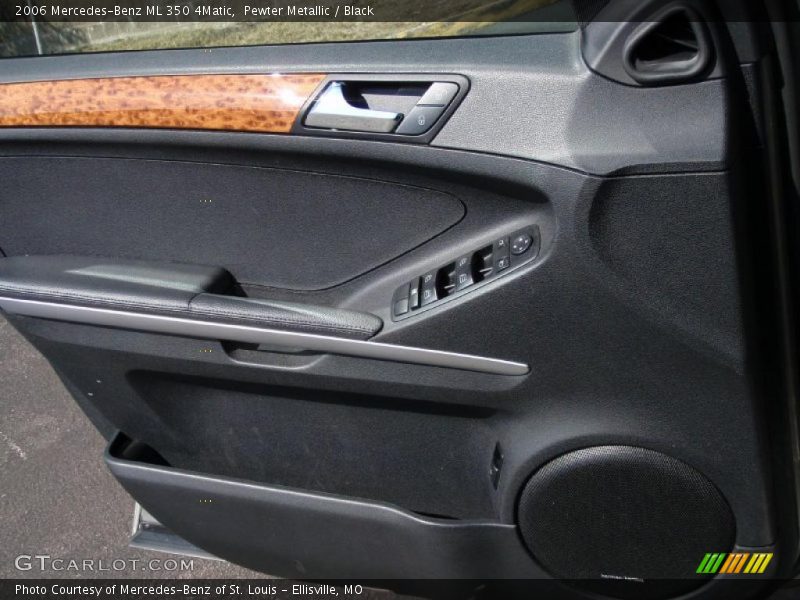 Pewter Metallic / Black 2006 Mercedes-Benz ML 350 4Matic
