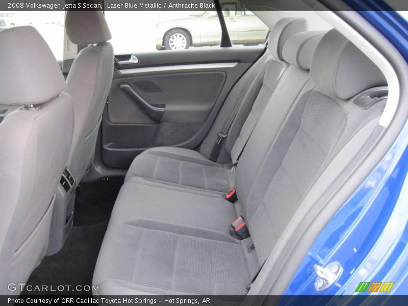 Laser Blue Metallic / Anthracite Black 2008 Volkswagen Jetta S Sedan