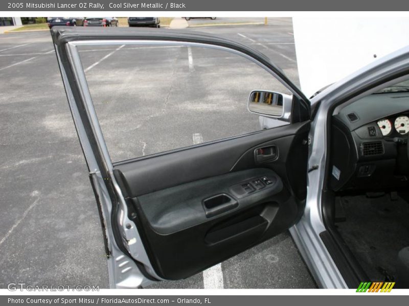 Cool Silver Metallic / Black 2005 Mitsubishi Lancer OZ Rally