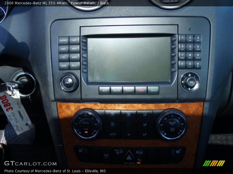 Pewter Metallic / Black 2006 Mercedes-Benz ML 350 4Matic