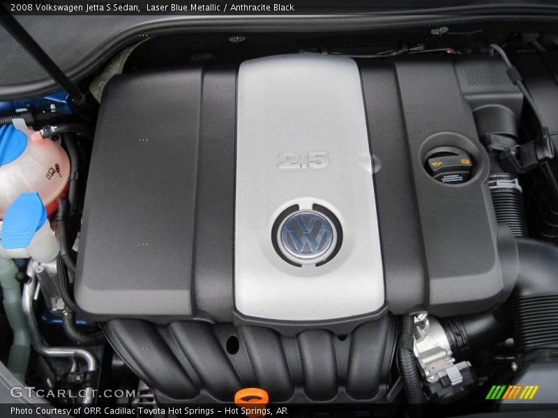 Laser Blue Metallic / Anthracite Black 2008 Volkswagen Jetta S Sedan