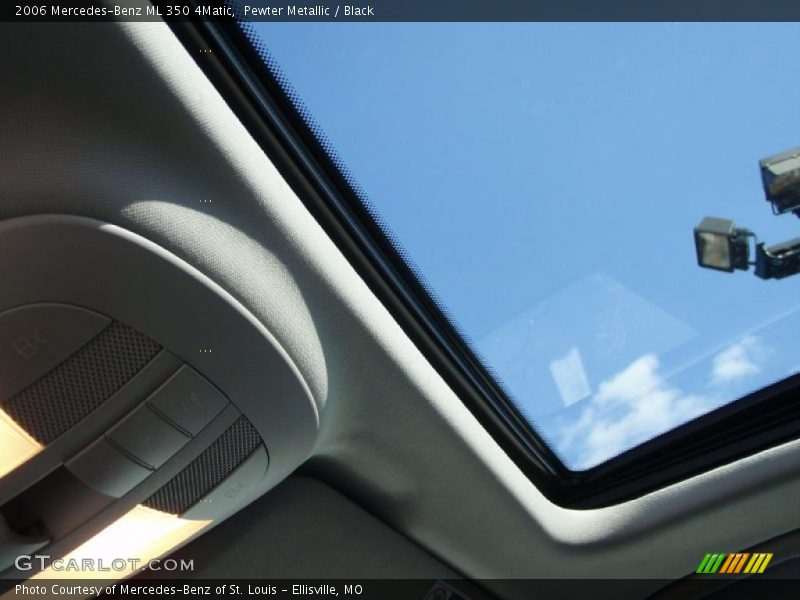 Pewter Metallic / Black 2006 Mercedes-Benz ML 350 4Matic