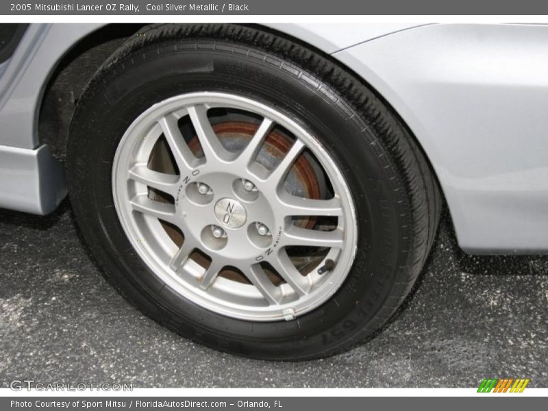 Cool Silver Metallic / Black 2005 Mitsubishi Lancer OZ Rally