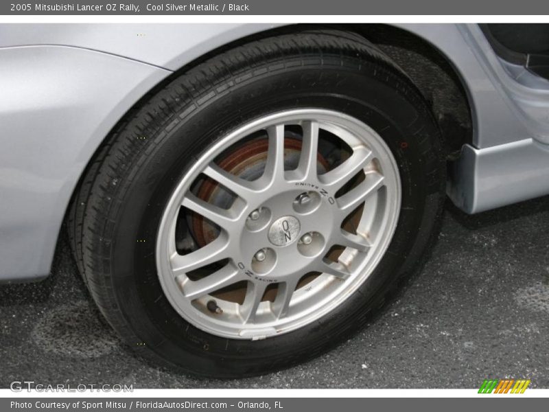 Cool Silver Metallic / Black 2005 Mitsubishi Lancer OZ Rally