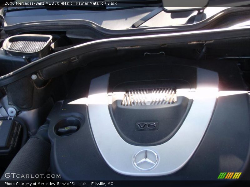 Pewter Metallic / Black 2006 Mercedes-Benz ML 350 4Matic