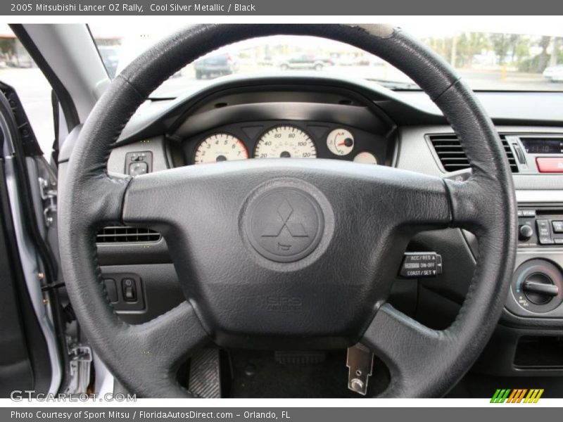 Cool Silver Metallic / Black 2005 Mitsubishi Lancer OZ Rally