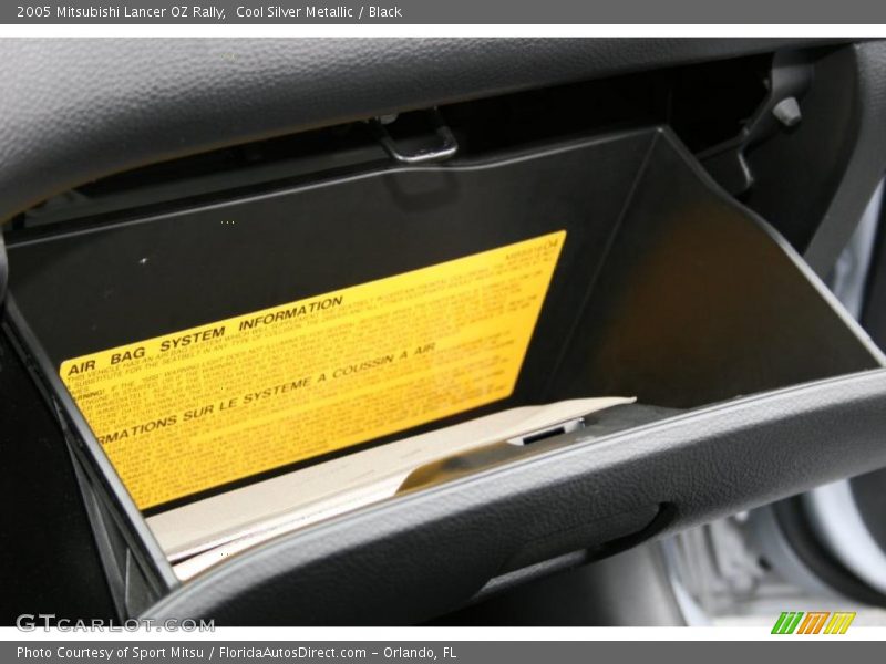 Cool Silver Metallic / Black 2005 Mitsubishi Lancer OZ Rally