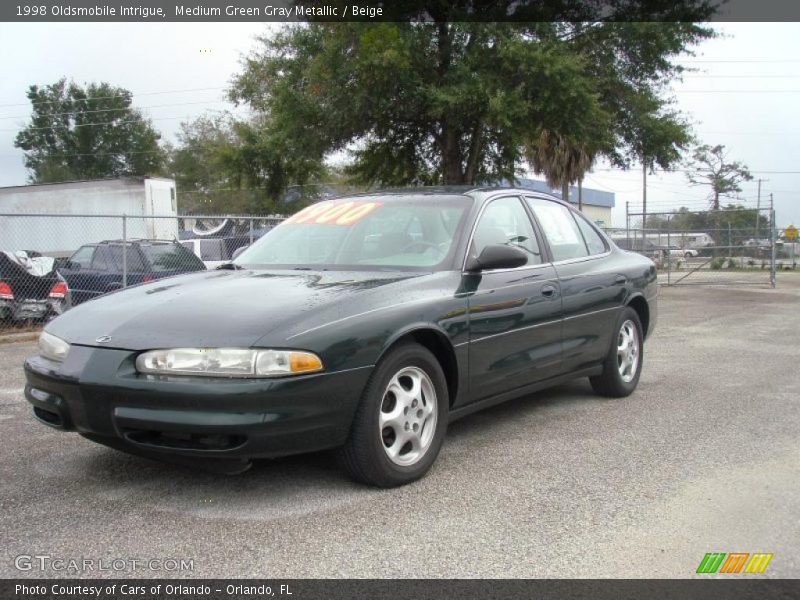 Medium Green Gray Metallic / Beige 1998 Oldsmobile Intrigue