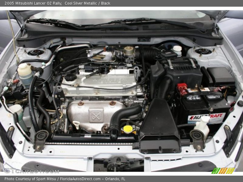 Cool Silver Metallic / Black 2005 Mitsubishi Lancer OZ Rally