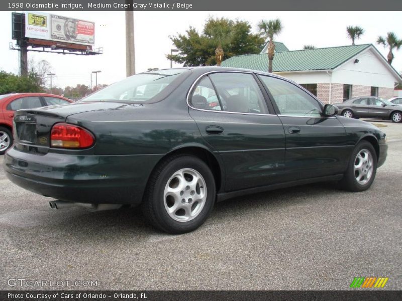 Medium Green Gray Metallic / Beige 1998 Oldsmobile Intrigue