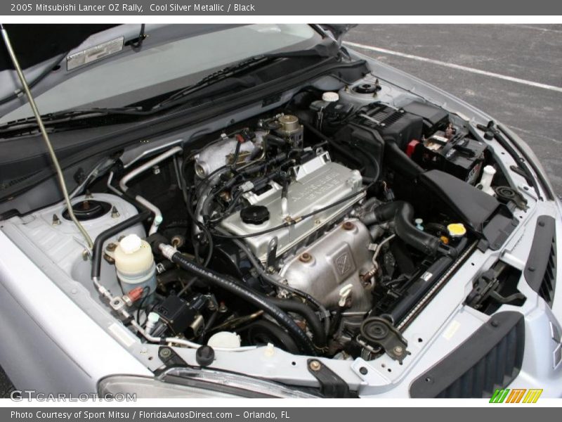 Cool Silver Metallic / Black 2005 Mitsubishi Lancer OZ Rally
