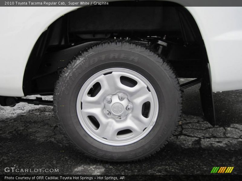 Super White / Graphite 2010 Toyota Tacoma Regular Cab
