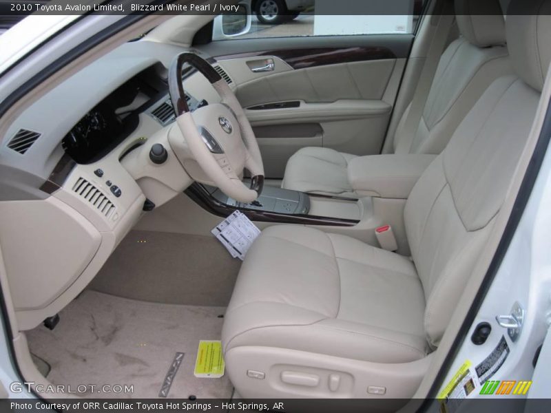 Blizzard White Pearl / Ivory 2010 Toyota Avalon Limited
