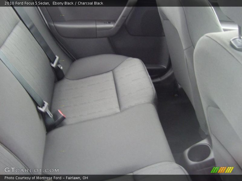 Ebony Black / Charcoal Black 2010 Ford Focus S Sedan